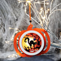 Pikkukuva 5 / 5: Retro-lyhty LED-kurpitsalyhty Halloween-tunnelmajuhlan koristeetC