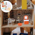 Miniatyrbild 3 av 5: Dekor Hem Mini Modell Minihantverk Miniatyr Badrums Möbel Mini Badkar Kit Blandade Färger 9.1X7.3 Assorted Color 9.1X7.3X2CM