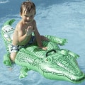 Miniatyrbild 5 av 5: Uppblåsbar Flytande Krokodil, Uppblåsbar Krokodil Pool, Uppblåsbar Krokodil Boj, Stor Krokodil Ride On Boj, Uppblåsbar Krokodil