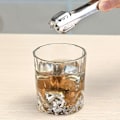 Miniatyrbillede 1 af 2: 1 stk. 304 Kvadratisk Rustfrit Stål Isvin Sten Kaffe Bar Tilbehør Køleskab Organizer Bins Frid