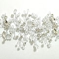 Miniatyrbilde 1 av 4: Krystall Bryllupshodeband, Bryllupshårtilbehør, Bryllupshodepynt, Hodepynt, Bryllupshårtilbehør (Sølv)