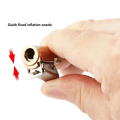 Miniatyrbillede 4 af 5: Dækluftchuck med Clip Adapter, Messing Låsende Dæk Inflator Dys Adapter Forbindelse, Ingen Lækage Dæk Chuck til Køretøj