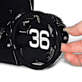 Miniatyrbild 2 av 3: Jcsw Flip-Klock Retro Stil Cykelformad Flip-Klock Klassisk Mekanisk Skrivbords Klocka Digital Display För Kontorsdekoration