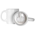 Miniatyrbillede 2 af 5: Up Yours Krus Tommelfinger Op Keramik Midterfinger Kaffe Kop Mælk Te Sjov Kaffe Gave Krus til Nytår
