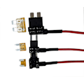 Miniatyrbillede 1 af 4: 3-pak 12V Bil Add-a-circuit Sikringsadapter Mini Tap ATM APM Bladsikringsholder