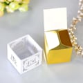 Miniatyrbild 3 av 5: 50x Godisask Ramadan Presentask Sortiment Elfenbensvit