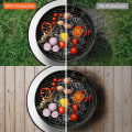 Miniatyrbillede 3 af 5: BBQ Varmepude, Camping Brandhæmmende Tekstil Foldbar Fiber til Terrasse (32 tommer)