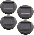 4-pack Solcellslampor Ersättning med LED-lampor, Solcellstaklampor Ersättning, LED Solpanel Sha