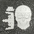 Pikkukuva 2 / 5: Halloween-kallo Metallileikkuri Stencil DIY-kirjan ja albumin paperimalli