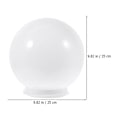 Miniatyrbillede 3 af 3: Væglampe Globe Lampshade Udskiftning Post Lampe Lampshade Til Udendørs Havehave Hvid 225X25X25CM