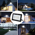 Pikkukuva 5 / 5: 50W LED-ulkovalaisin, vedenkestävä IP66