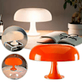 Miniatyrbillede 2 af 5: Italiensk Designer LED Svampebordlampe til Hotel Soveværelse Sengelampe Stue Dekoration Belysning(,orange)