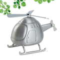 Miniatyrbillede 4 af 4: Helikopter Møntboks Mini Sparegris Mønt Opsparing Pengeboks Hjemmekontor Skrivebordspynt Helikopter C