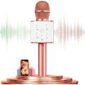 Miniatyrbild 1 av 5: Portabel Trådlös Karaoke Mikrofon | Perfekt för Jul, Födelsedagspresent till Flickor, Barn, Pojkar och Vuxna i Alla Åldrar | Bluetooth-mikrofon