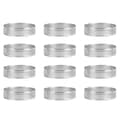 12-pack kakringar i rostfritt stål, perforerade kakringar, 6 cm