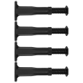 Pikkukuva 2 / 3: 4 kpl Sängirungin Tukijalkaa Sängyn Keskituen Säädettävät Sängyn Tukijalat Musta 21X8.8CM