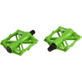 Miniatyrbilde 5 av 5: Aluminium Pedaler, 1 Par Holdbare Aluminium Pedaler Antislipp Flat Plattform MTB Sykkelpedal for Terrengsykkel Vei (Grønn)