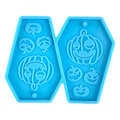 Miniatyrbillede 3 af 5: 1/6 stk Silikonform Halloween Serie Kisteformet Vedhæng Formfremstilling