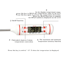 Miniatyrbilde 4 av 5: 2-pakks Digitalt Kjøtttermometer - Instant Read Kjøtttermometer Digital med Sonde, Sukkertermometer og Mattermometer, Perfekt for Matlaging