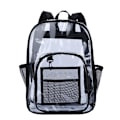 Miniatyrbillede 1 af 5: Klar Rygsæk Robust Transparent Rygsække med Bredt Håndtag Tyk PVC Gennemsigtig Skoletaske til Skole, Arbejde