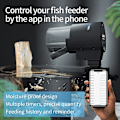 Miniatyrbillede 4 af 5: WiFi Intelligent Timing Automatisk Foderautomat Akvarium Guldfiskefoder 210ML Stor Kapacitet Fiskefoder M