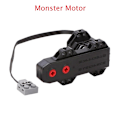 Miniatyrbilde 2 av 4: Tekniske deler servomotor batteriboks IR infrarød fjernkontroll mottaker PF modell kompatibel med eds blokk tegl db Monster Motor