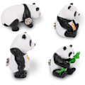 Pikkukuva 3 / 5: 4 kpl Kolmiulotteinen jääkaappimagneetti on helppo poimia, 3D Panda