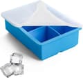 Large Ice Cube Tray with Lid, Spill-Proof, Easy Release 2-inch Large Ice Cube Mold for Drinks