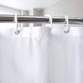 Miniatyrbillede 2 af 4: Stof Bruseforhængsforing, Hvid Polyester Stof Bruseforhængsforinger Badeværelse Bruseforhæng, Vandafvisende, Hotelkvalitet