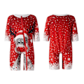 Miniatyrbilde 4 av 5: Julepyjamas Familiegave Lang Ermet Høytids Pyjamassett Pappa L