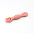 Miniatyrbillede 4 af 5: Afvænnings Silikon Ske Lærings Foder Ske Træningsudstyr Til Nyfødte (5 Stykker, Orange Pink/Abrikos Pink/Græs Farve/Chokolade Brun/Kold Grå