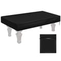 8ft Pool Table Cover with Drawstring, Durable Waterproof Table Cover for Rectangular Tables, Black