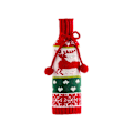 Miniatyrbillede 1 af 5: Julevinflaske-Hætter Juletema Bordpynt Ornament Elg/Snemand