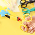 Miniatyrbillede 3 af 4: 1 stk. Sikkerhedssaks, Plastik Sikkerhedssaks, Papirklippersaks, Takkede Saks, Kreative Saks, Kunstdesign, til Scr