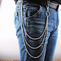 Miniatyrbillede 4 af 5: Jeans Kæder, Lommekæde Pengepungskæde Bæltekæder Bukser Kæder Hip Hop Bukser Kæde Nøglering Pengepungskæde Til Mænd Punk Rock Hip-hop Kæder Jeans Biker