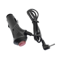 Miniatyrbilde 1 av 5: 12V 2,5 mm Bil Adapterlader Sigaretttenner Strømpluggledning GPS Kabel Svart