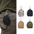 Miniatyrbillede 2 af 5: Bærbar Herre EDC Militær Håndtaske Nøgle Headset Holder Mønt Håndtasker Khaki