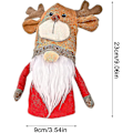 Miniatyrbillede 2 af 5: 23 Cm Jule-Nisse Plys Knittet Julemand Dukke, Gonk Dværg Elf Figurer Bordpynt, Husholdning Hjem Ansigtsløse Dukker Gavepynt, Jul