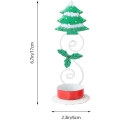 Miniatyrbild 2 av 5: Julmetall Ljusstake Järn Ljusstativ Med Skakande Tomte Rensa Trä Snögubbe Ljusstake Ljusstake Stativ Julbord Dekoration 4st