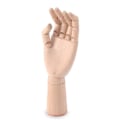 Miniatyrbillede 2 af 5: Poserbar Hånd Mannequin Håndmodel Træ Mannequin til Palm Smykke Display Stativ Neglekunst Praksis (20cm)