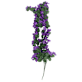 Miniatyrbillede 2 af 2: 4petals Kunstig Blomst Hængende Blomster Violet Simulering Vinstok Bryllup Hjem Dekoration (dyb lilla)