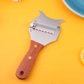 Miniatyrbilde 3 av 3: Rustfritt Stål Oste Spatel Kutter Smør Kuttebrett Multifunksjonell Ostekutter Kjøkkenverktøy