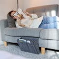Miniatyrbillede 4 af 5: Sengside Organizer, Sengside Taske, Filt Seng Lomme, Organizer Opbevaring Lomme, Sengside Opbevaringstaske, Sofa Armlæn Taske, Filt Seng Lomme, Til Telefon, Fjernbetjening, Avis