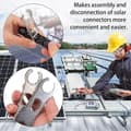 Miniatyrbild 4 av 5: 2 Set Solar Connector Wrench Alloy Portable Solar Connector Spanner Solar Panel Cable and Disassembly Tool for Installation