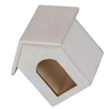 Miniatyrbillede 2 af 5: 1 stk Lille Husmodel Mini Hus Hundehus Model Miniature Huse Pynt 5.3X5X5.9CM