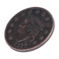 Miniatyrbilde 2 av 7: Vintage 1817 USA 1 Cent Messing Minnesmyntsamling