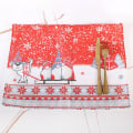 Miniatyrbild 4 av 5: Jultomte Nisse Älg Julbordstablett Rektangulär Julbordstablett Grå
