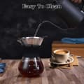 Miniatyrbild 5 av 5: Coffee Pot, 400 ml Pour Over Coffee Maker, Manual Coffee Maker with Filter, Pour Over Coffee, Coffee Filter Cup