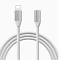 1M Lightning-forlengelseskabel - Hun til hann-adapter for video, lyd, dataoverføring og ladefunksjon