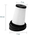 Miniatyrbillede 4 af 5: 3-pak Filter til Grundig Vch9832 Vch9629 Vch9630 Støvsuger